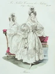 Robe de mariée, de 